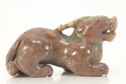 Jade Carved Beast Shape Ornament