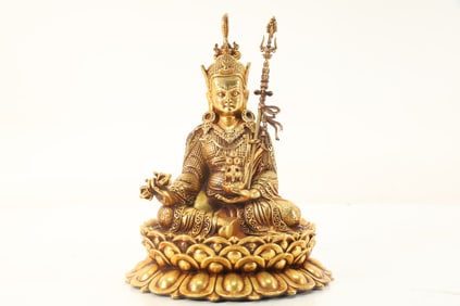 Gilt Bronze Padmasambhava Figure