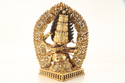 Gilt Bronze Buddha Figure