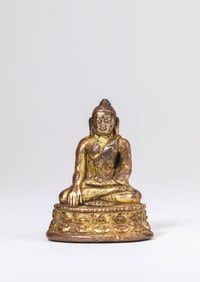 Gilt Bronze Buddha Figure