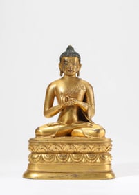 Gilt Bronze Buddha Figure