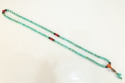 Turquoise Bead Bracelet Necklace