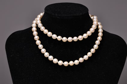 Long Freshwater Pearl Necklace