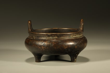 Bronze Double Ears Incense Burner