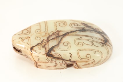 Jade Carved Beast Shape Ornament
