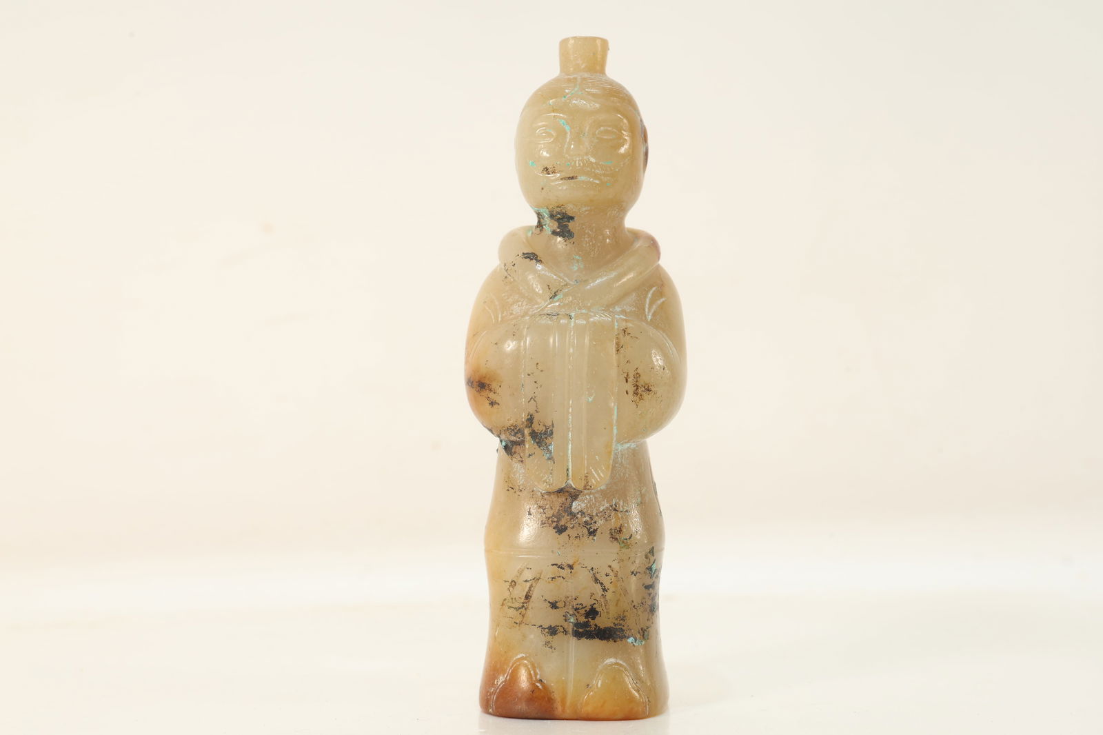 Jade Carved Man Shape Ornament (1 of 8)