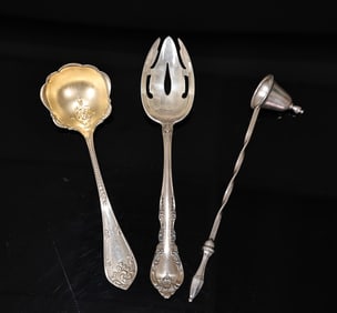 Collection Of Vintage Gorham Sterling Silver Serving