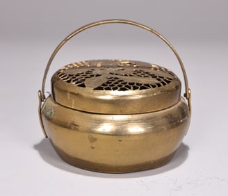 Chinese Bronze Hand Pot