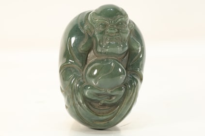 Jasper Jade Carved Character Ornament
