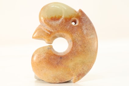 Hongshan Jade Carved Pig Dragon Shape Ornament