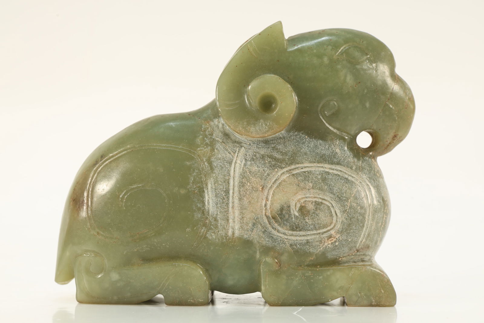 Jade Carved Beast Shape Ornament (1 of 5)