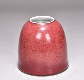 Chinese Red Glazed Red Washer