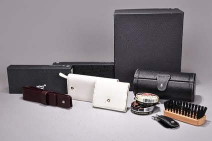 Montblanc Shoes Shine Set, Leather Cases, Boxes