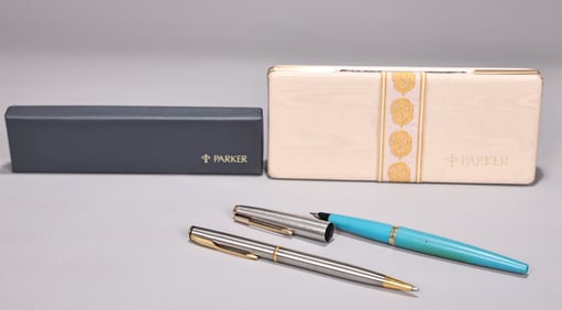 Two Of Collectible Vintage Parker Pen