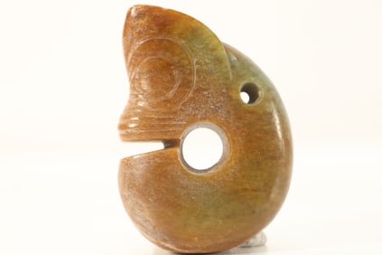 Hongshan Jade Carved Pig Dragon Shape Ornament