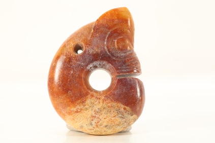 Hongshan Jade Carved Pig Dragon Shape Ornament