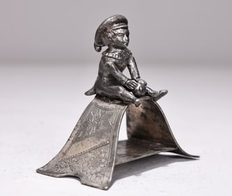 James W. Tufts Boston Triple Plate 1601 Silverplate Napkin Ring