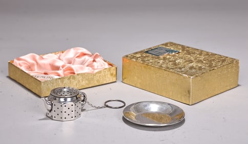 Amcraft Attleboro Sterling Silver Teapot Tea Diffuser Plate