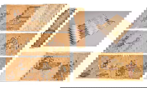 Chinese Drawing Character Story Hand Scroll