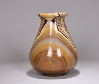 Natural Onyx Stone Flower Vase