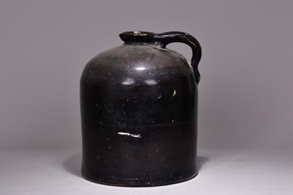 Vintage Beehive Whiskey Brown Stoneware Jug