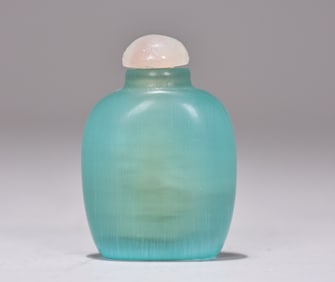 Blue Glassware Snuff Bottle