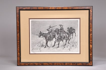 Thanksgiving Dinner For The Ranch By Frederic Remington