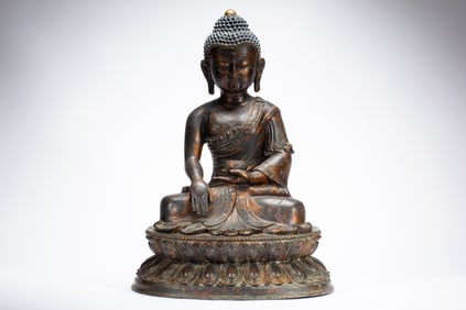 Bronze Infinite Life Buddha Figure