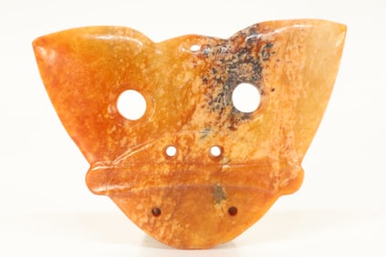 Hongshan Jade Carved Bird Shape Mask