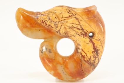 Hongshan Jade Carved Pig Dragon Ornament