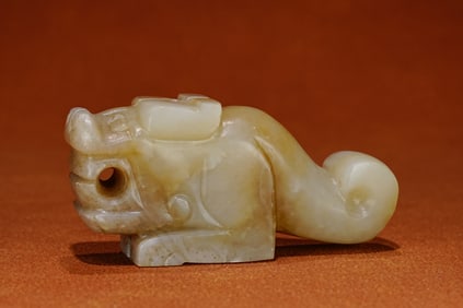 Jade Dragon Figure Ornament