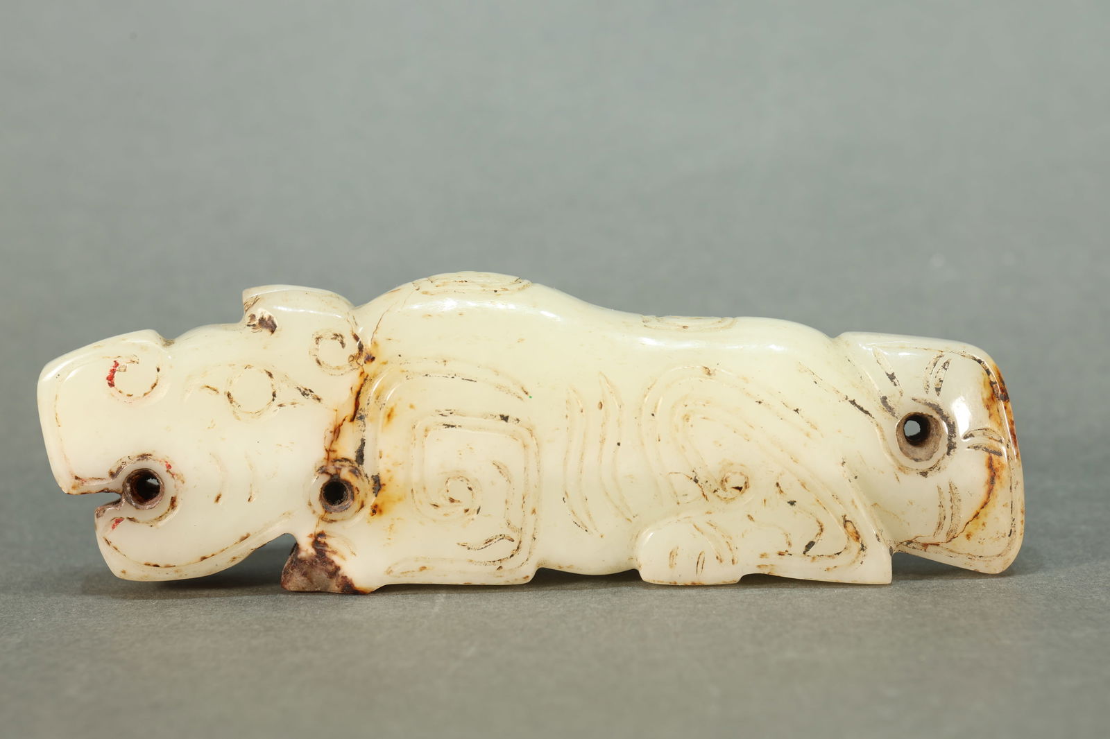 Jade Carved Tiger Shape Ornament (1 of 8)