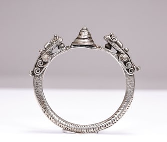 Tibetan Dragon Metal Bangle