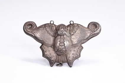 Chinese Silver Butterfly Pendant