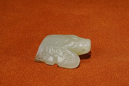 Jade Ox Figure Ornament