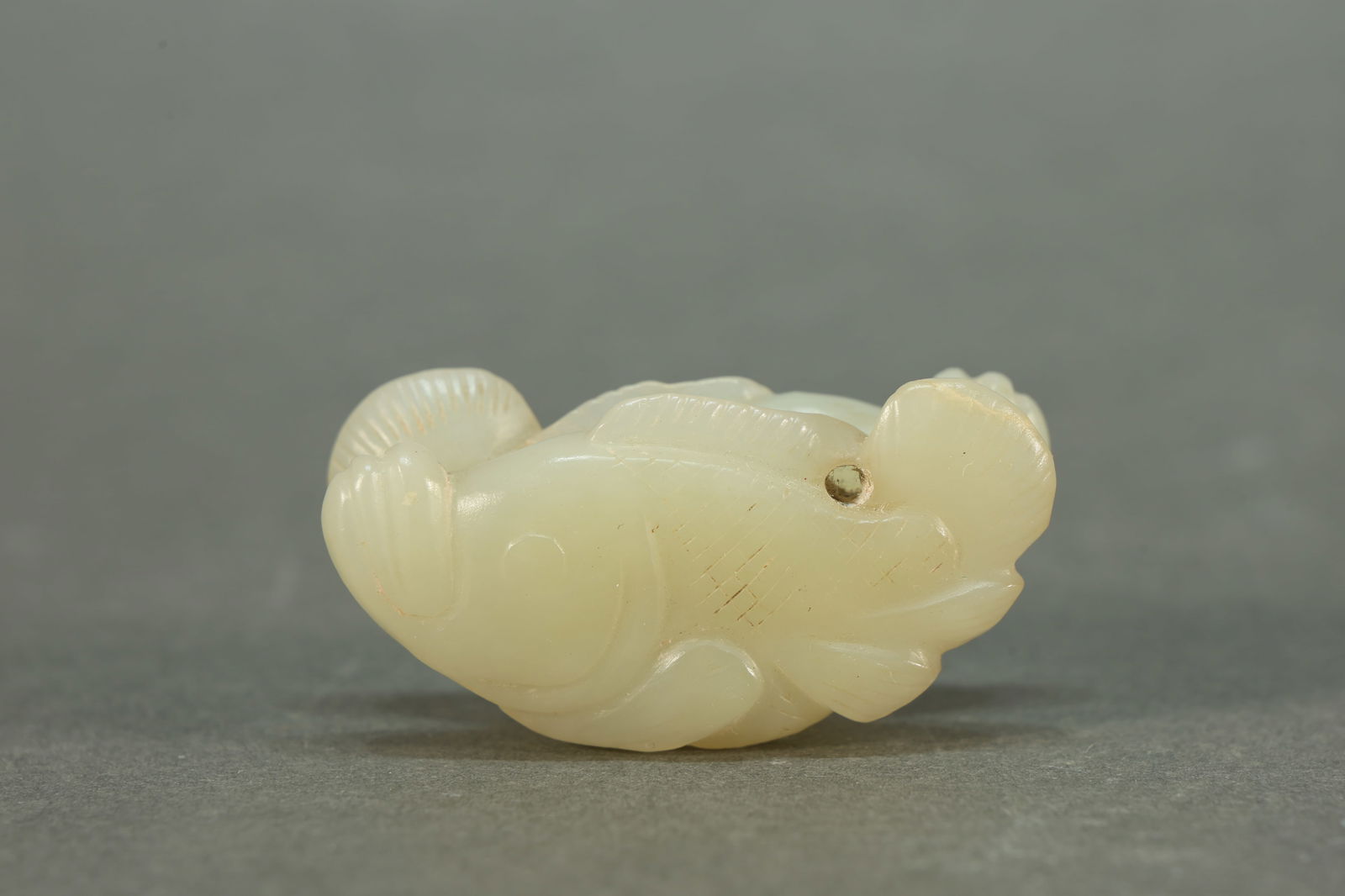 Jade Carved Fish Shape Ornament (1 of 4)