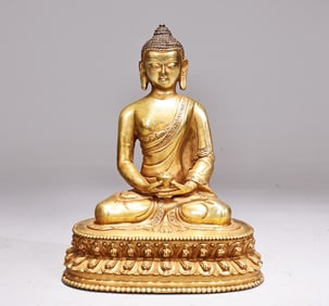 Gilt Bronze Buddha Figure