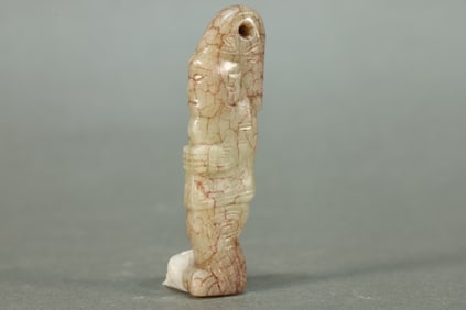 Jade Carved Man Shape Ornament