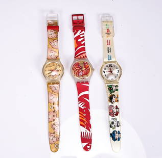 Collection Swatch Watches: Collection Swatch Watches (About 3.5 x 0.8 cm more or less)