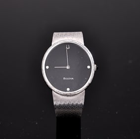 Vintage Bulova Accutron 1960s Retro Superb Diamond Dial Watch