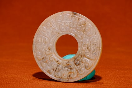 Jade Dragon Pattern Bi