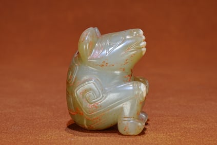 Jade Bear Figure Miniature