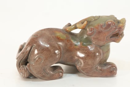 Jade Carved Beast Shape Ornament