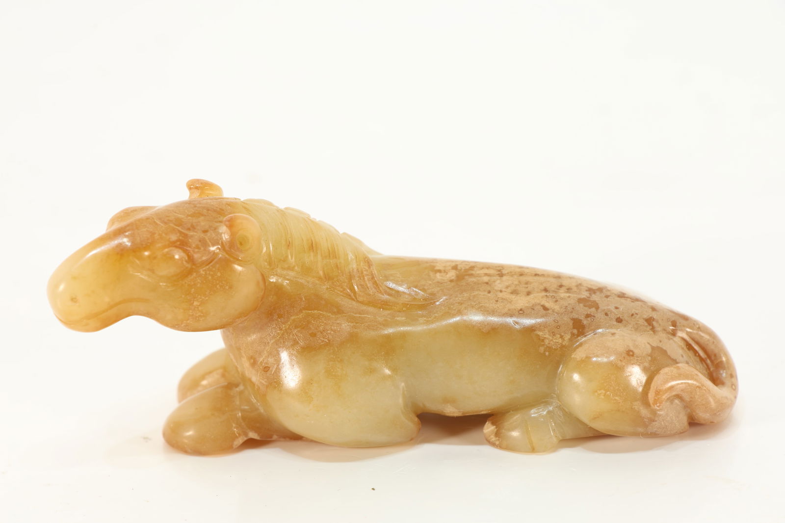 Jade Carved Horse Shape Ornament (1 of 7)