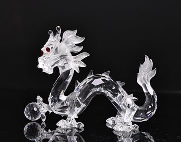 Swarovski Crystal 1997 The Dragon Annual Edition In Box