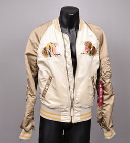 Alpha Industries Tiger Souvenir Stain Bomber Reversible Jacket, Size S
