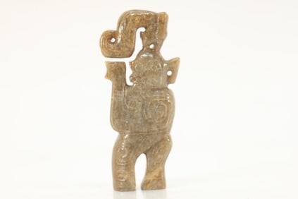 Jade Carved Bird Shape Ornament