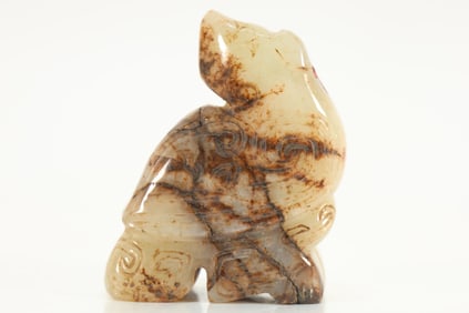 Jade Carved Beast Shape Ornament