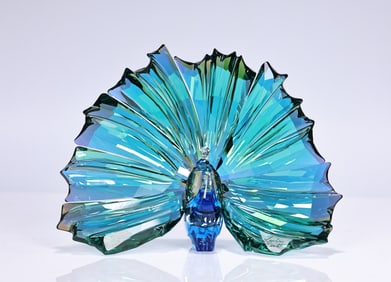 Swarovski Crystal 2015 Peacock Arya SCS Annual Edition In Box