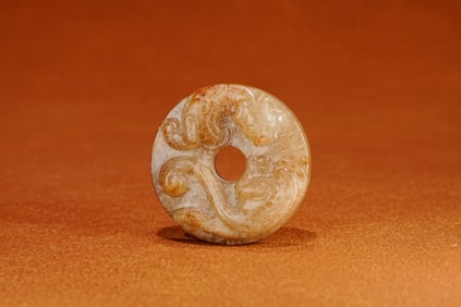 Jade Dragon Pattern Bi